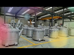 1200KG Capacità forno di riscaldamento con conchiglia versamento trasferimento di metallo fuso strumento di movimento