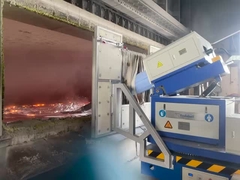 Aumenta la tua produzione con la nostra macchina per degasaggio dell'alluminio fuso, dimensioni 20cm X 10cm X 15cm