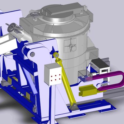 Cisterne di trasferimento di alluminio fuso isolato per la macchina di fusione a pressatura