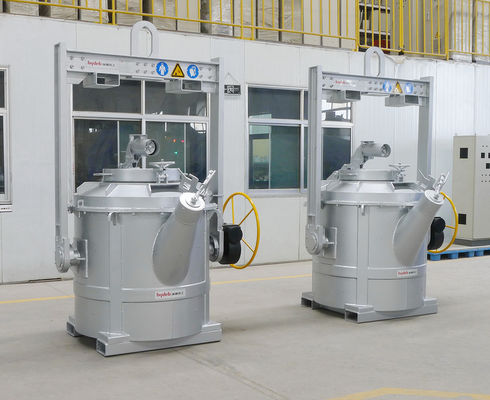 Bocca del mestolo rinforzata con acciaio per mestoli di trasferimento di alluminio fuso per un trasferimento agevole di alluminio liquido fuso