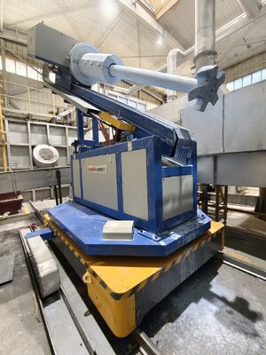 Iniettore di flusso rotativo con velocità di disgasamento regolabile e albero del rotore di grafite per la raffinazione dell'alluminio a gas di azoto di alta purezza