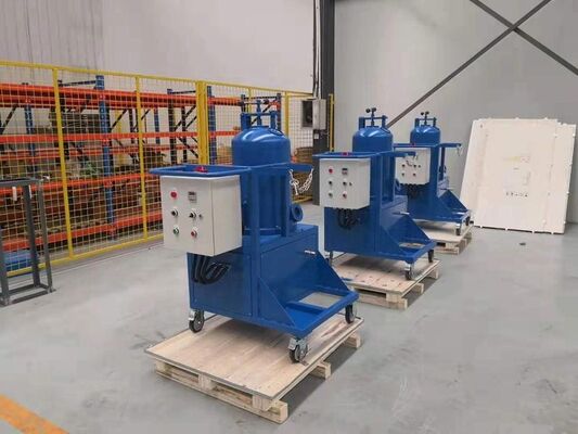 Macchina per iniezione di flusso con capacità crogiolo di 120L, oscillazione rotore di 30° e iniezione 0-500 G/min per la raffinazione dell'alluminio