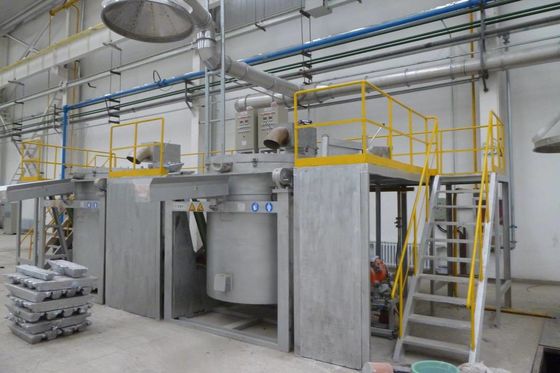 Riscaldamento a gas naturale ad alta frequenza del forno ad induzione di 1000KG 1200KG