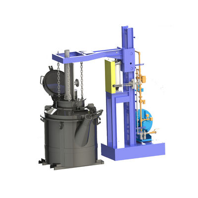 Tipo a gas gas naturale della siviera di alluminio fusa di trasferimento del dispositivo di preriscaldamento