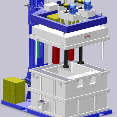 Nella linea unità di degassamento rotatoria per l'eliminazione dell'idrogeno dall'alluminio fuso