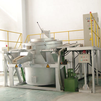 forno a crogiolo di tenuta di fusione rigeneratore 5000kgs per il lingotto di alluminio
