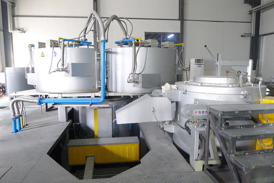 Shell Induction Melting Furnace di alluminio 1 Ton With Electric Induction Heating