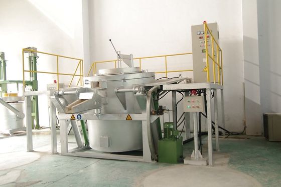 Shell Induction Melting Furnace di alluminio 1 Ton With Electric Induction Heating