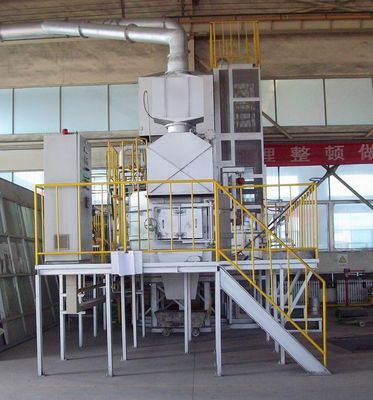 1 forno di fusione di Ton Gas Fired Aluminum Scrap con 4000 chilowatt Shell di alluminio