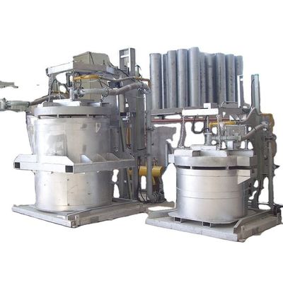 1 forno di fusione di Ton Gas Fired Aluminum Scrap con 4000 chilowatt Shell di alluminio