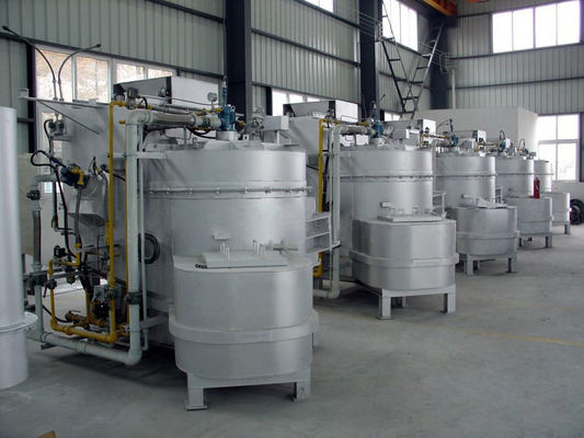 1 forno di fusione di Ton Gas Fired Aluminum Scrap con 4000 chilowatt Shell di alluminio