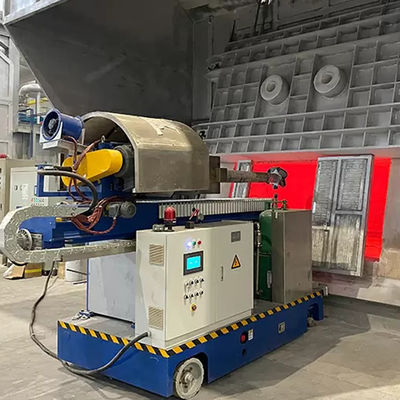Peso netto 600 kg Macchina di degassatura per la raffinazione dell'alluminio per una produzione pulita e pura