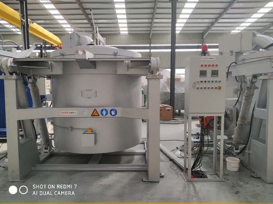 1 Ton Aluminum Scrap Melting Furnace colata del metallo della pressofusione