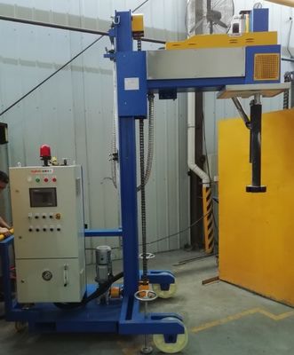 Attrezzatura di raffinamento della fusione di alluminio di Crystal Display Intelligent Vacuum Degassing del cilindro dell'argon del gas liquido dell'apparecchiatura