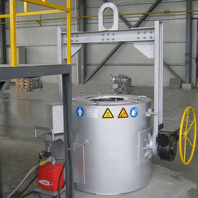 Fornace di alluminio di fusione 200 della fonderia di sperlano - capacità 1000kg