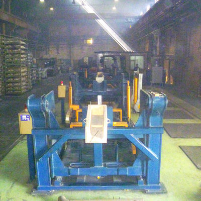 Giralingotti di alluminio efficienti della fornace per il trattamento del metallo fuso