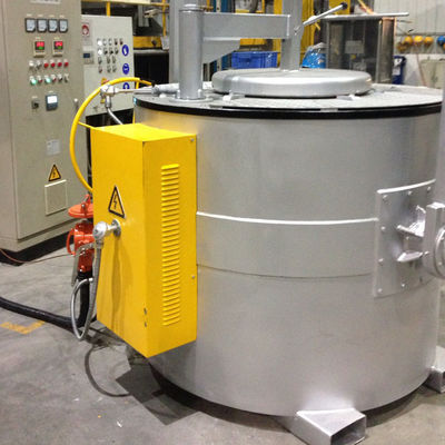 Accuratezza di controllo della temperatura ±1C Forno di fusione dell'alluminio con allarme di temperatura e metodo di raffreddamento ad aria