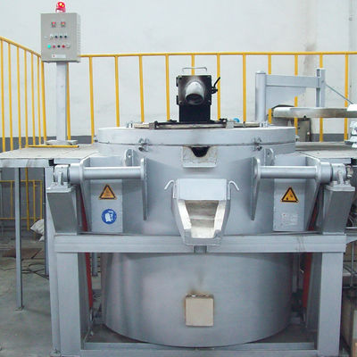 Accuratezza di controllo della temperatura ±1C Forno di fusione dell'alluminio con allarme di temperatura e metodo di raffreddamento ad aria