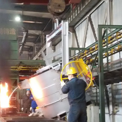 Forno di fusione in alluminio ad alta precisione con precisione di controllo della temperatura ± 1C e sistema di controllo PLC