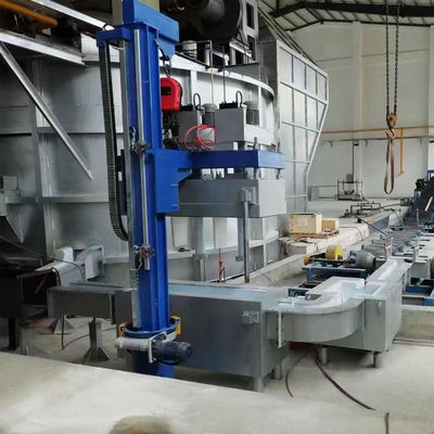 Degasatore rotativo in linea con tipo di riciclaggio di ritorno per alluminio fuso