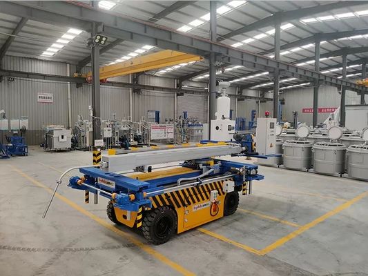 Macchina avanzata di degassaggio per la raffinazione dell'alluminio per gas raffinato di alta purezza ≥ 99,996% e ≤ 5 mm di dimensione delle particelle del flusso di raffinazione