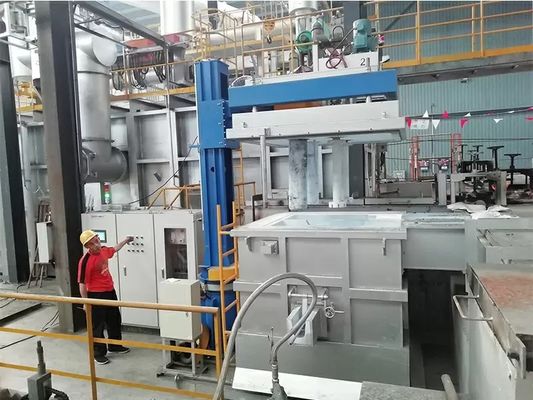 25 t/h Volume massimo di lavorazione liquida Macchina di degassamento dell'alluminio con 3 fasi e 0 ¢99 min di tempo di raffinazione
