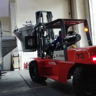 Capacità 2000 kg Fuso di alluminio transfer ladle Finitura superficiale liscia