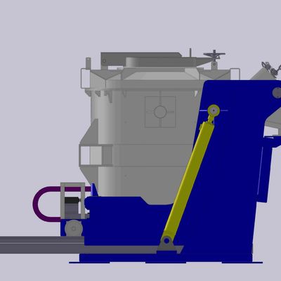 Cisterne di trasferimento di alluminio fuso isolato per la macchina di fusione a pressatura