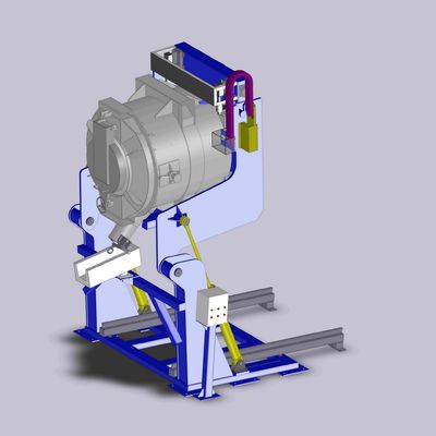 Cisterne di trasferimento di alluminio fuso isolato per la macchina di fusione a pressatura