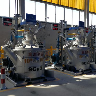 500 - 3000 kg Lata di trasferimento in alluminio fuso per la fusione a stiro di alluminio