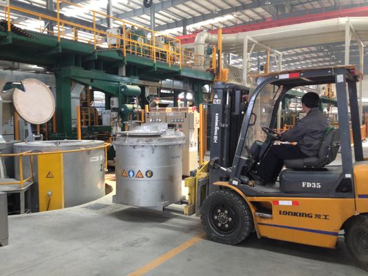 Trasferire in modo efficiente alluminio fuso con conchiglie di trasferimento di alluminio fuso e superficie liscia Finisci di ordinare ora