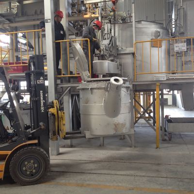 Tipo di carrello elevatore in alluminio liquido continuo resistente al calore