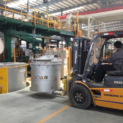Trasferire in modo efficiente alluminio fuso con conchiglie di trasferimento di alluminio fuso e superficie liscia Finisci di ordinare ora