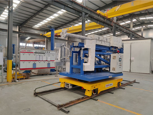 Iniettore a flusso rotante con controllo della pressione di iniezione tramite servomotore, velocità 0-300 mm/s e pressione 25 MPa per la raffinazione dell'alluminio