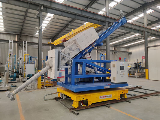 Iniettore a flusso rotante con controllo della pressione di iniezione tramite servomotore, velocità 0-300 mm/s e pressione 25 MPa per la raffinazione dell'alluminio