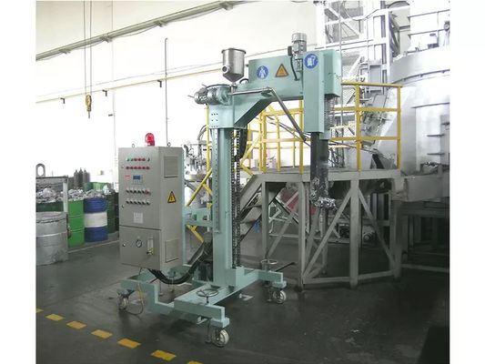 Prodotto di disgasamento di leghe di alluminio 3000 kg Peso complessivo della macchina e tempo di disgasamento di raffinazione Min 0 ¢ 99 per una produzione rapida