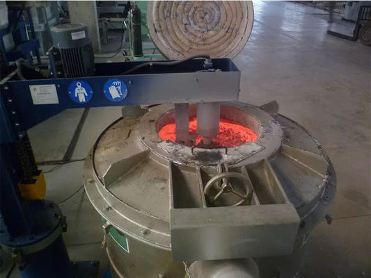 Macchina di degassaggio dell'alluminio a 3 fasi con peso complessivo di 3000 kg e 4 rotori