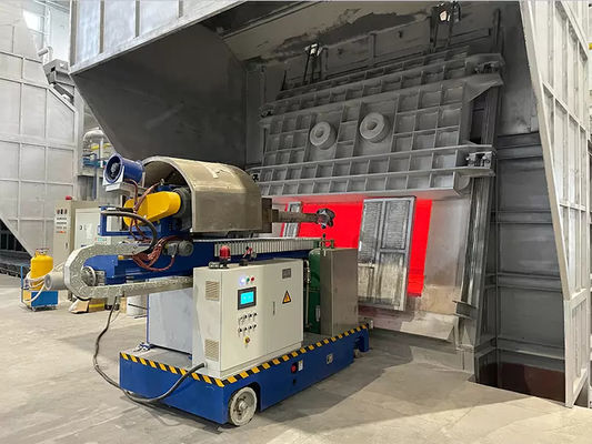 Macchina di degassaggio regolabile per la raffinazione dell'alluminio con pressione del gas raffinato da 0,1 a 0,6 MPa e dimensione delle particelle mm ≤ 5