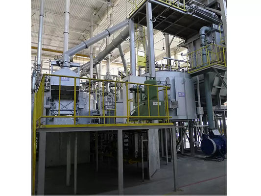 600 kg Unità di degassaggio rotante per la raffinazione di fluidi di dimensioni di particelle ≤ 5 mm e quantità di spruzzatura di polvere di fluidi di raffinazione 0 ≈ 350 g/min