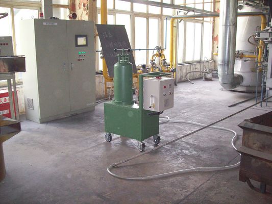 600 kg Unità di degassaggio rotante per la raffinazione di fluidi di dimensioni di particelle ≤ 5 mm e quantità di spruzzatura di polvere di fluidi di raffinazione 0 ≈ 350 g/min