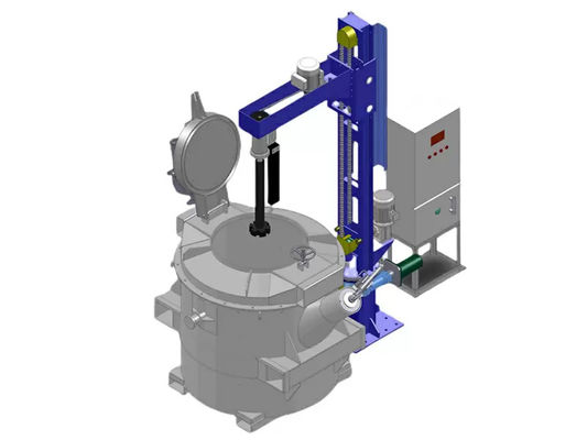 Migliorare la produzione di alluminio con 4 rotori della macchina di degassamento dell'alluminio 0-600 R/min Velocità del rotore del grafite e O2ppm≤5
