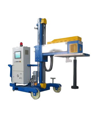 Flusso massimo 6 ̊30 m3/h Macchina di iniezione di flusso per gas raffinati di purezza ≥ 99,996% Capacità di secchio 50L
