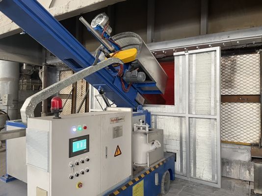 Velocità del rotore del grafite 0 400 r/min Macchina rotante di iniezione di flusso per la raffinazione dell'alluminio