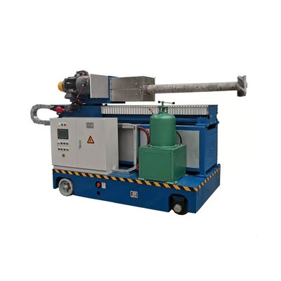 Pressure del gas di raffinazione 0,4 ∼ 0,6 MPa Macchina di iniezione di flusso con capacità di secchio di 50 l e profondità di liquido in alluminio 600-1100 mm