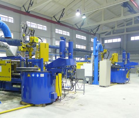 Caldaio in alluminio fuso Forno di fusione in alluminio con controllo di temperatura a doppio punto Temperatura uniforme ≤±5C