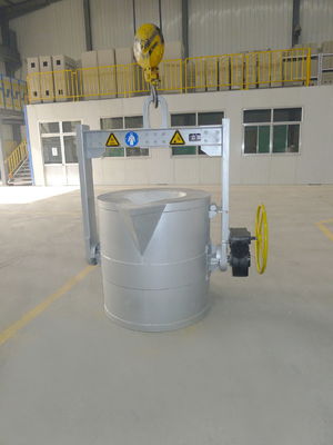 Macchina di degassaggio dell'alluminio a tre fasi e quattro fili di alimentazione per il flusso di raffinazione fine