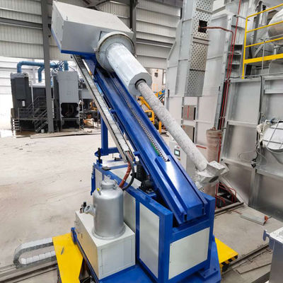 Macchina di degassaggio in alluminio fuso regolabile per il flusso di gas raffinato e dimensione delle particelle di flusso ≤ 5 mm