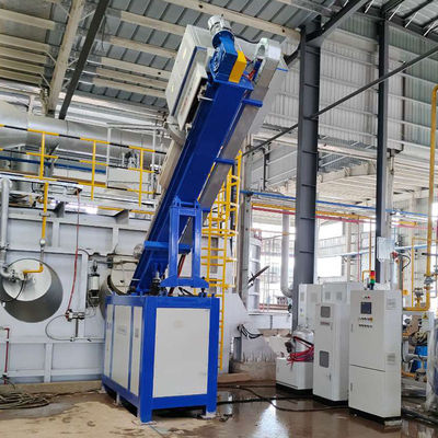 Macchina di degassaggio in alluminio fuso regolabile per il flusso di gas raffinato e dimensione delle particelle di flusso ≤ 5 mm