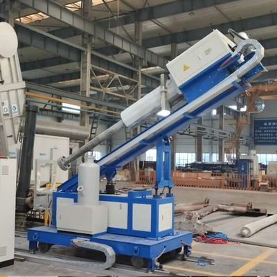 Velocità del rotore del grafite 0-600 r/min Macchina di disgasamento dell'alluminio con regolazione di conversione di frequenza e diametro del filo ad alta potenza
