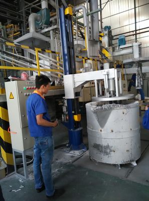 50 Hz Frequenza alluminio Rafinazione macchina di degassaggio con ≥ 99,996% Gas raffinato Efficienza e precisione di purezza